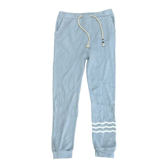 Sol Angeles Light Blue Coastal Wave Joggers Kids 12 - Picture 1 of 2
